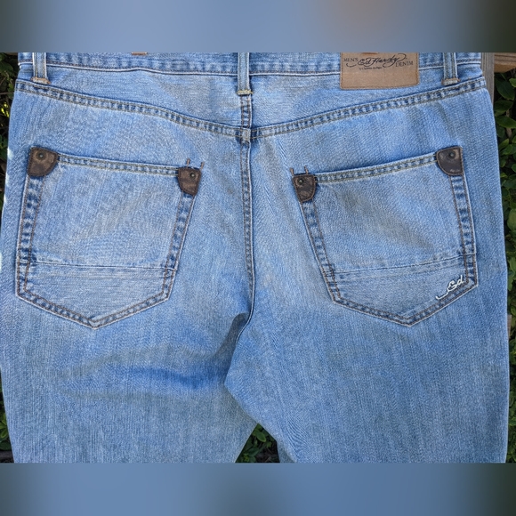 Ed Hardy Christian Audigier Men's Denim Shorts  36 waist - Picture 12 of 15